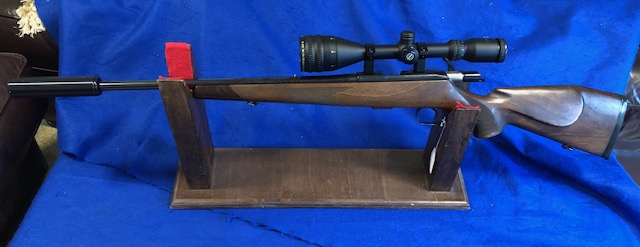 Mauser .22 Rim Fire Rifle with Moderator