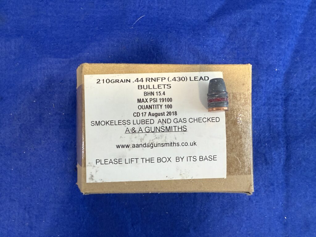 210 Grain .44 RNFP (.430) Lead Bullets
