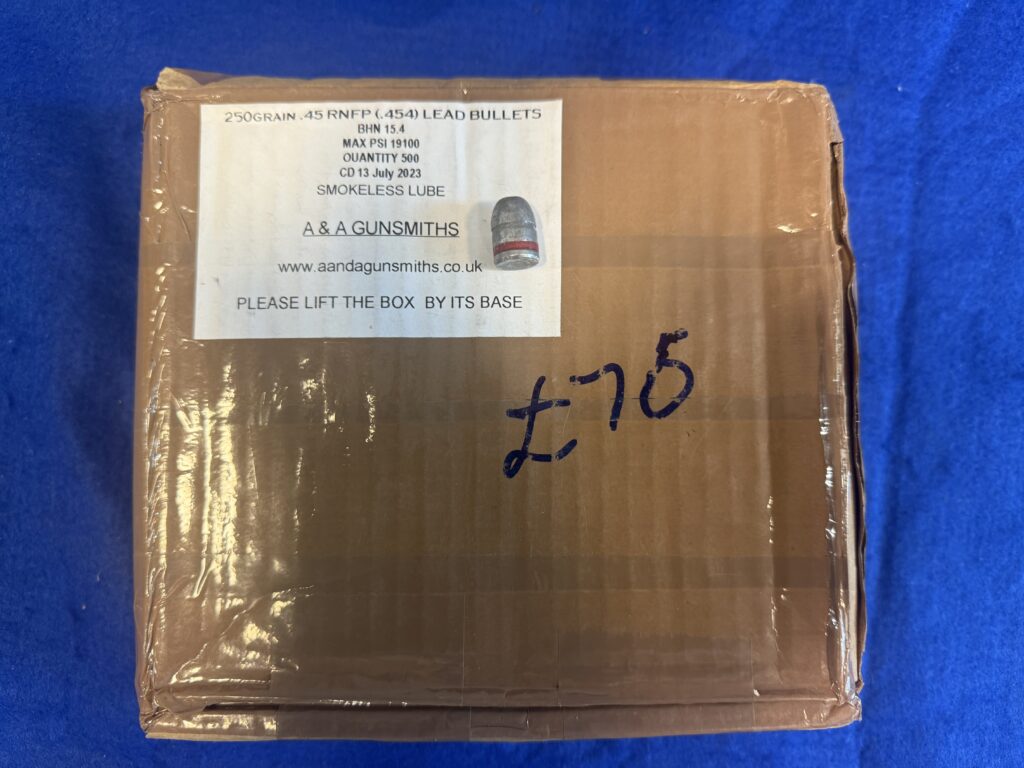 250 Grain .45 RNFP (.454) Lead Bullets